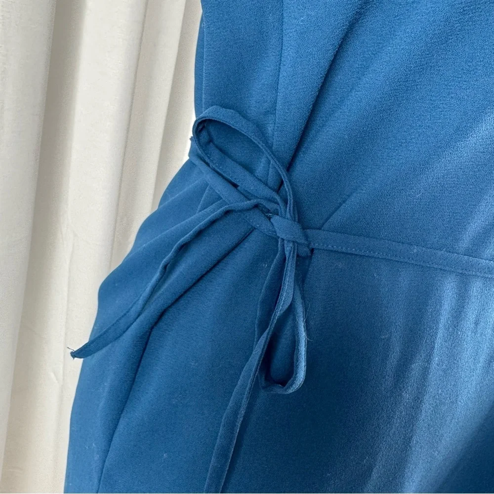 H&M Blue Tie Dress - Picture 2 of 6